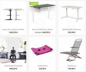 ergocorner bureau assis debout